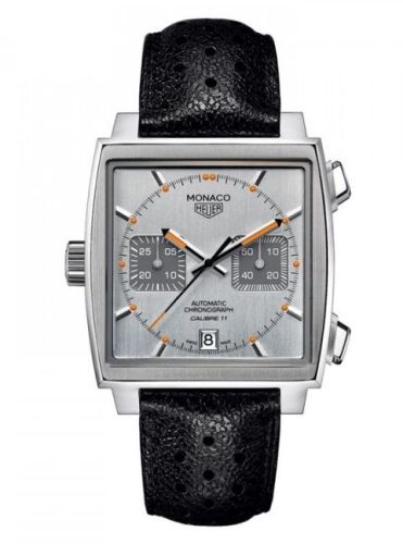 TAG Heuer Monaco Calibre 11 Silver & Orange